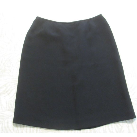 KASPER BLACK SKIRT 16 PETITE FULLY LINED - Picture 2 of 3